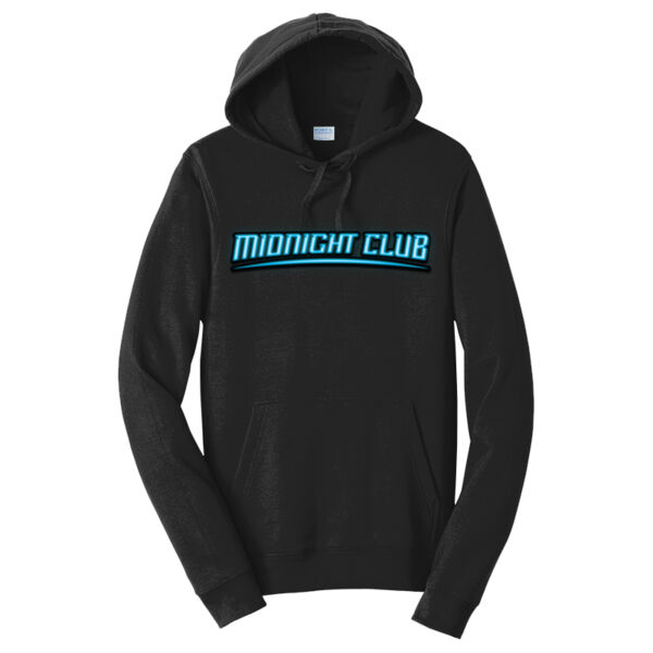 Cyan Midnight Club - Fan Favorite Fleece Pullover Hooded Sweatshirt Thumbnail